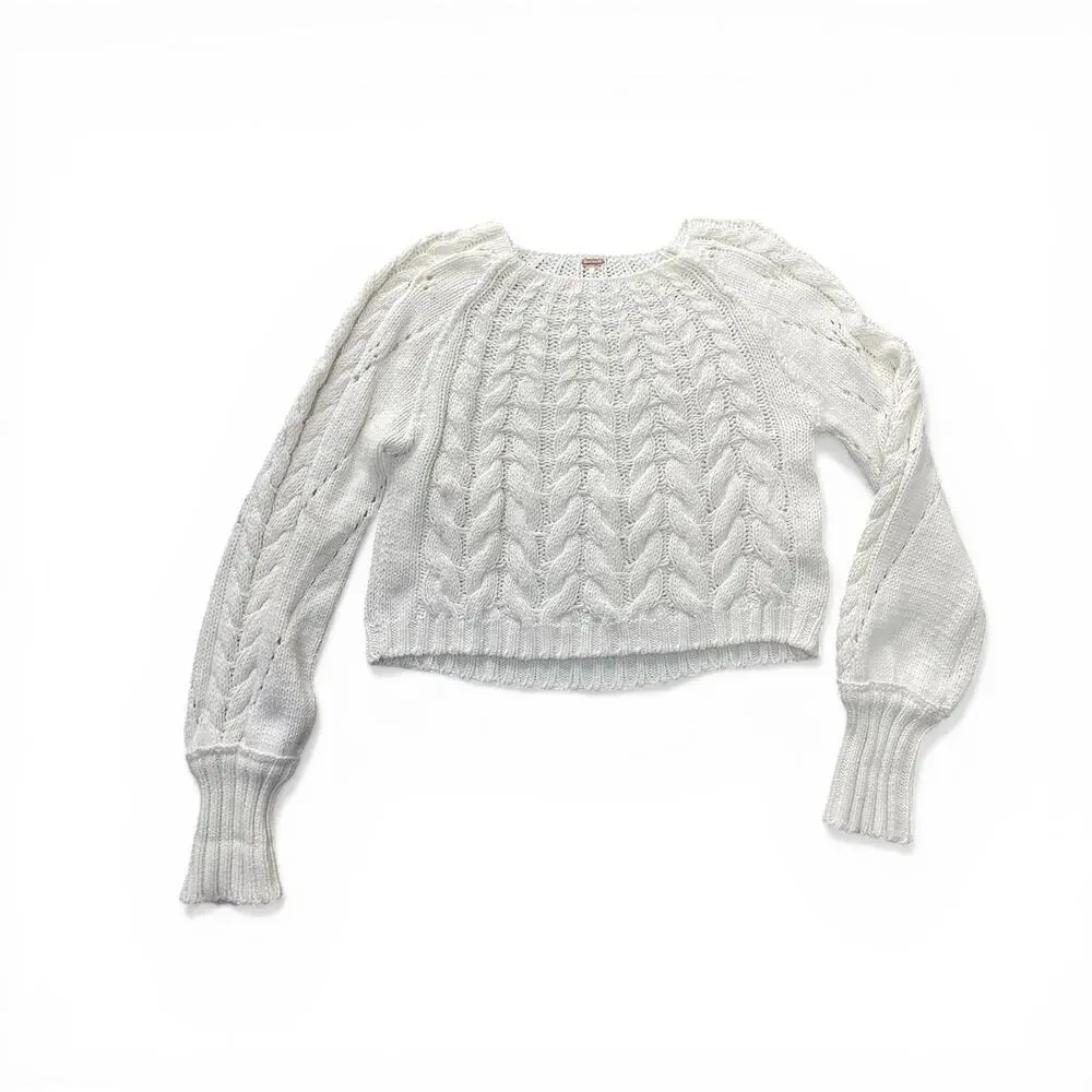 Free People cable knit